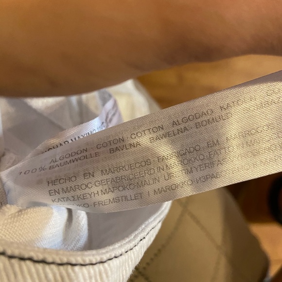 ChinStudio denim button up skirt frayed hem large - Picture 5 of 5